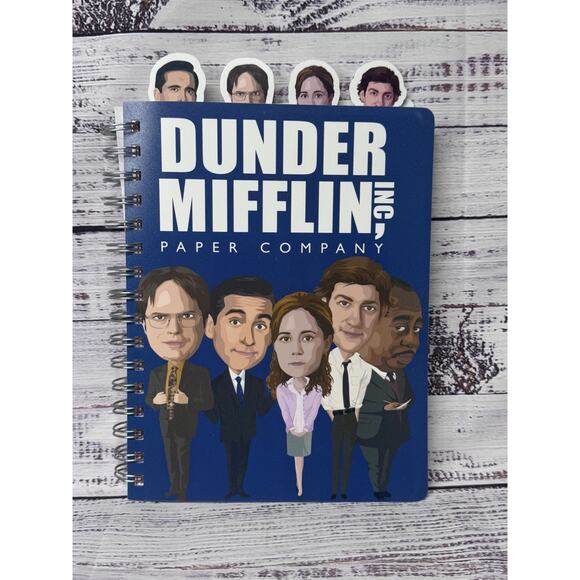 The Office Dunder Mifflin Inc Paper Company Journal Spiral Notebook 96 Sheets - Picture 1 of 9